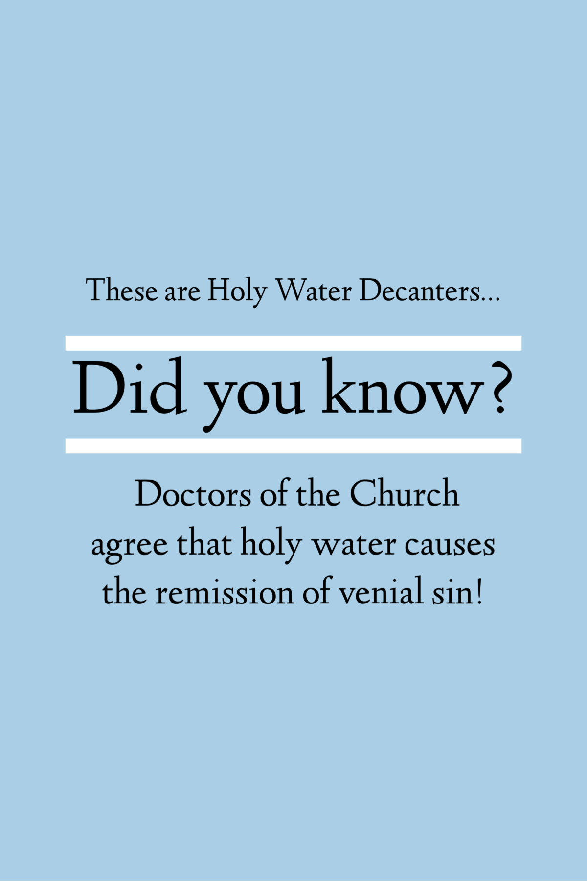 John 4:14 | Holy Water Decanter